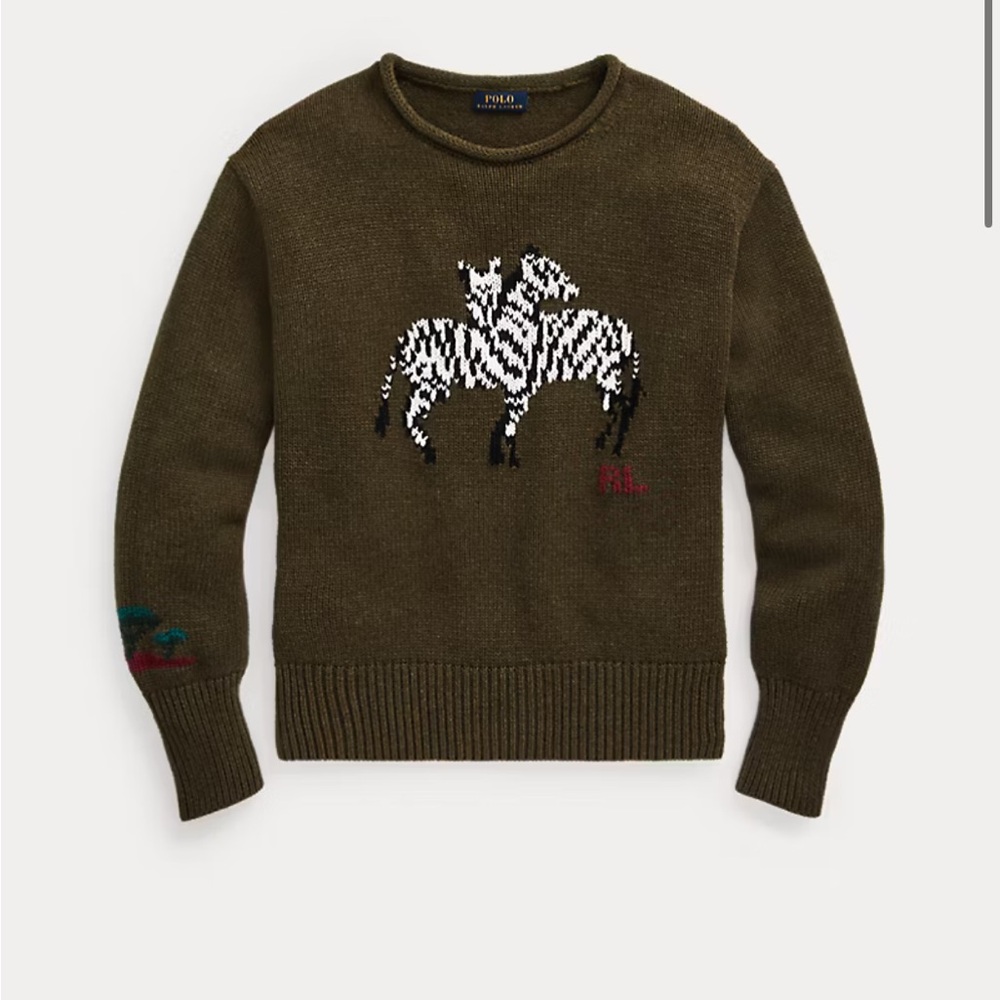 Polo Ralph Lauren zebra sweater
